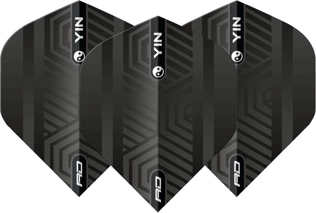 Red Dragon Yin Yang Red Black - Dart Flights