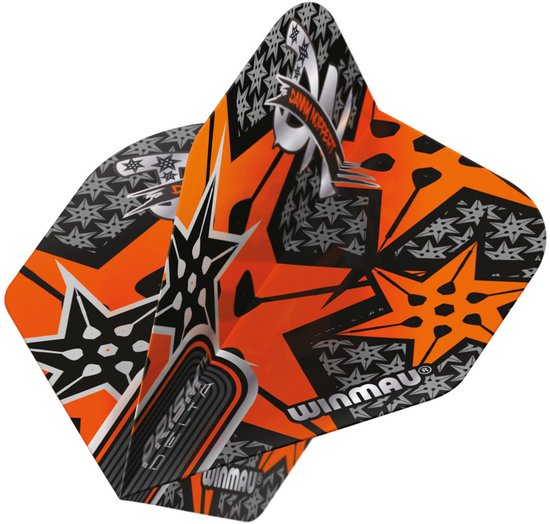 Winmau Prism Delta Danny Noppert Orange - Dart Flights van Winmau — afbeelding 3