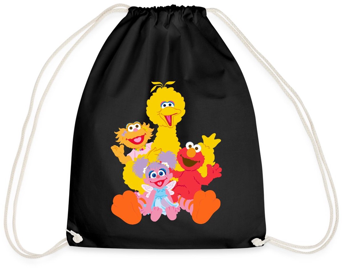 Sesamstraat Bibo Elmo Sina Abby Cadabby Gymtas