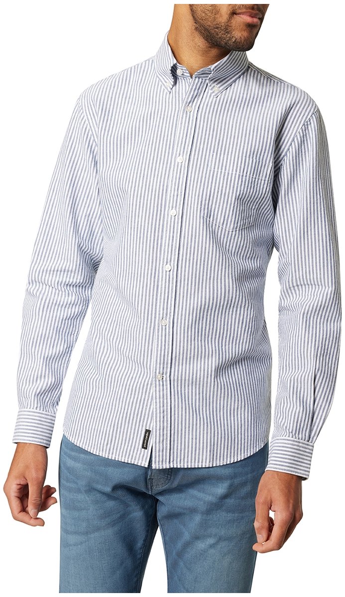 Pierre Cardin overhemd streep button down