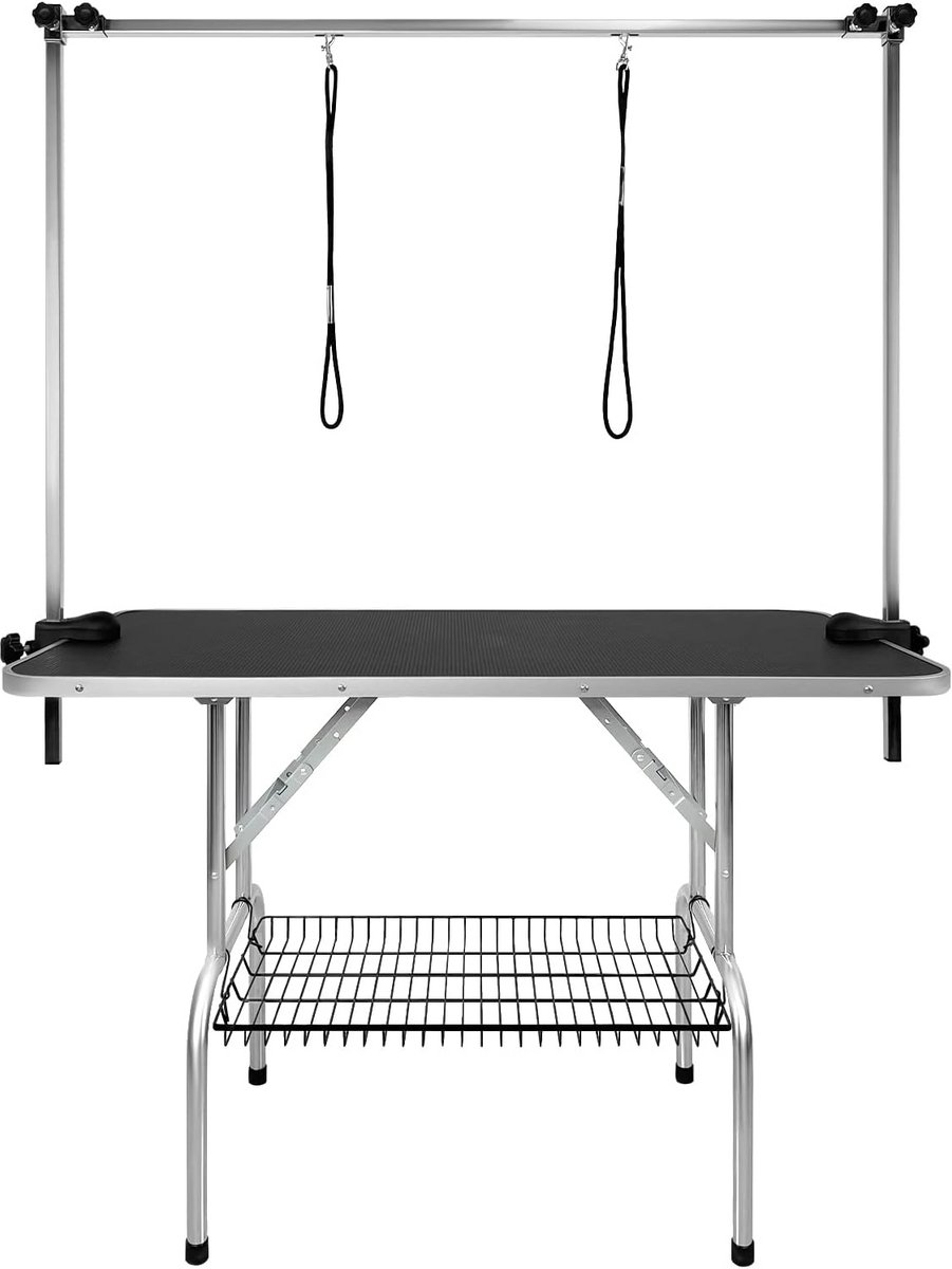 Opvouwbare Trimtafel voor Honden en Katten - Draaibare Antislip Verzorgingstafel tot 100 kg