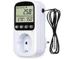 Digitale Thermostaat Socket met Temperatuurregeling voor Kas en Terrarium