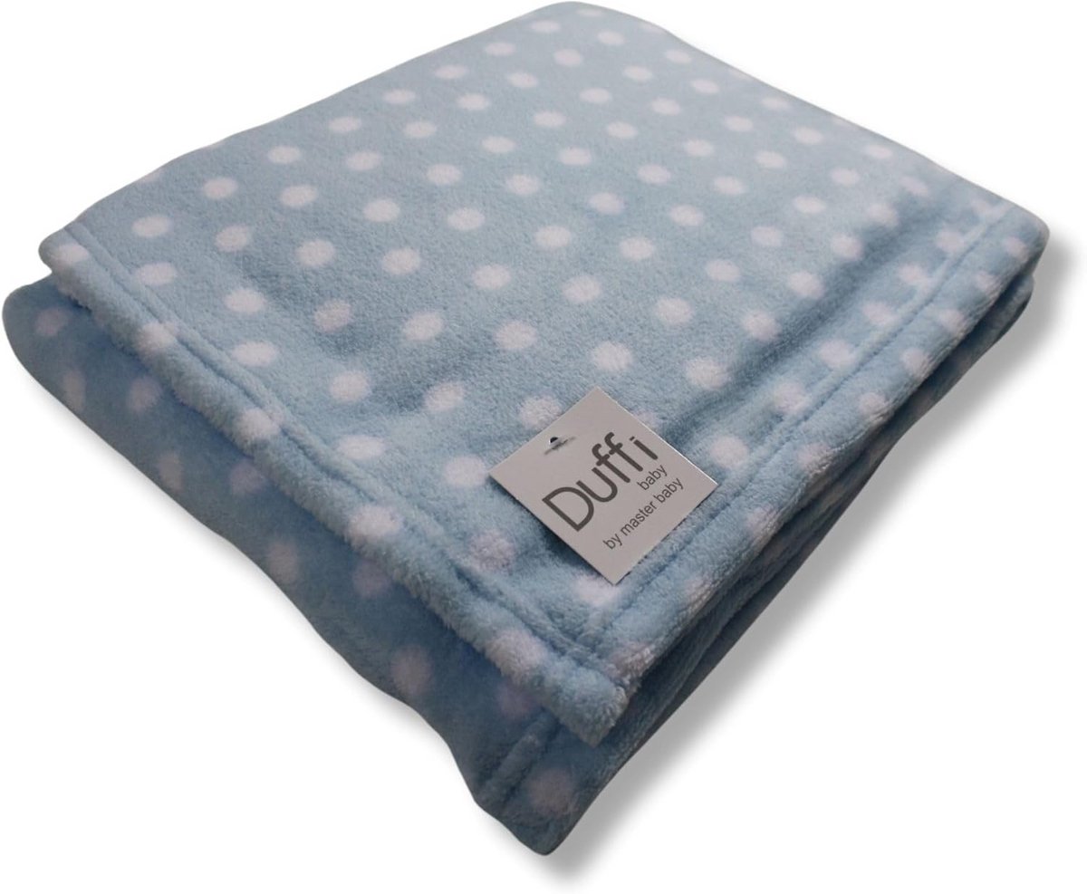 Zachte Fleece Baby Deken Coral Dots 110x140 cm - Warm en Ademend Voelijtje voor Baby's en Peuters