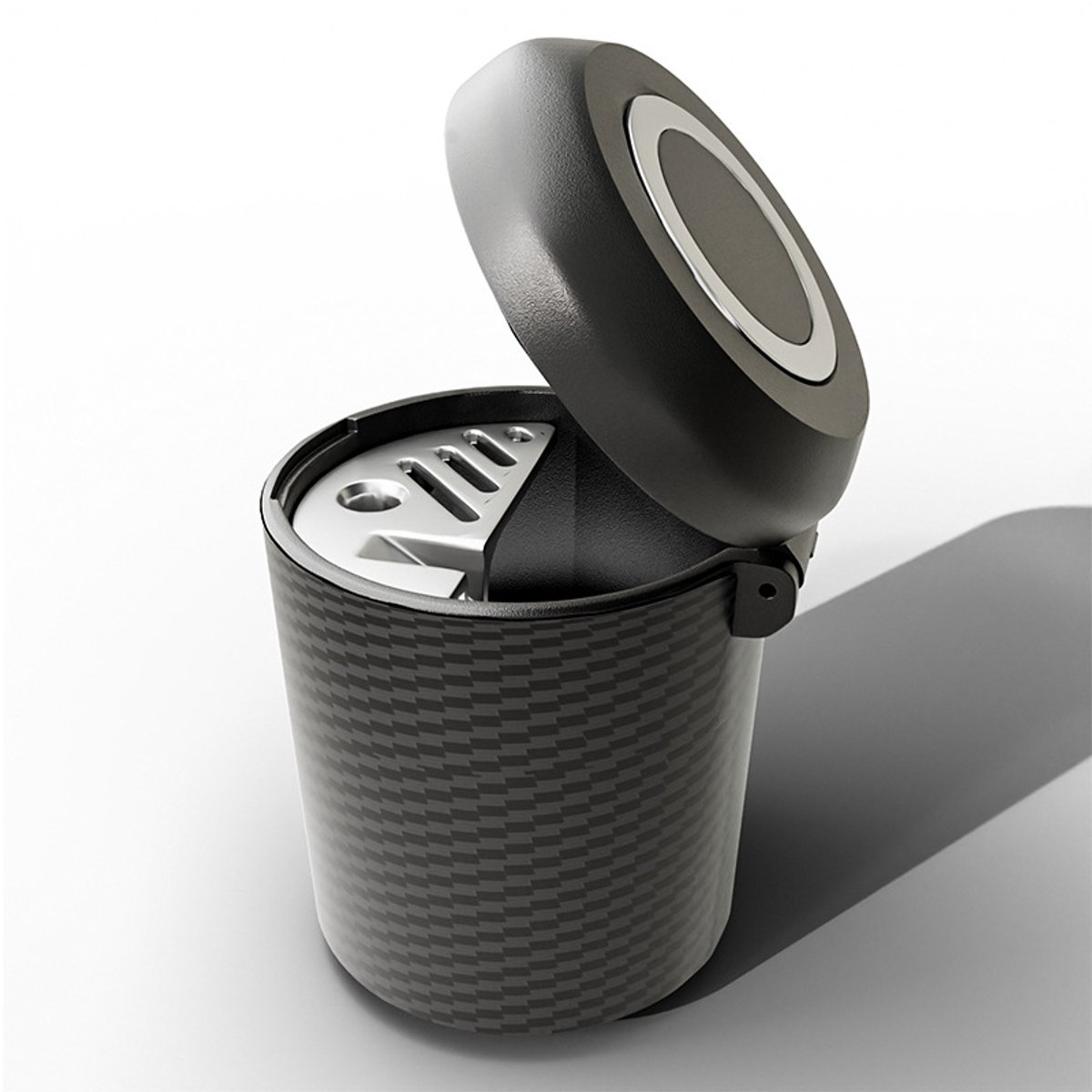 Auto-asbak met deksel, multifunctionele auto-asbak