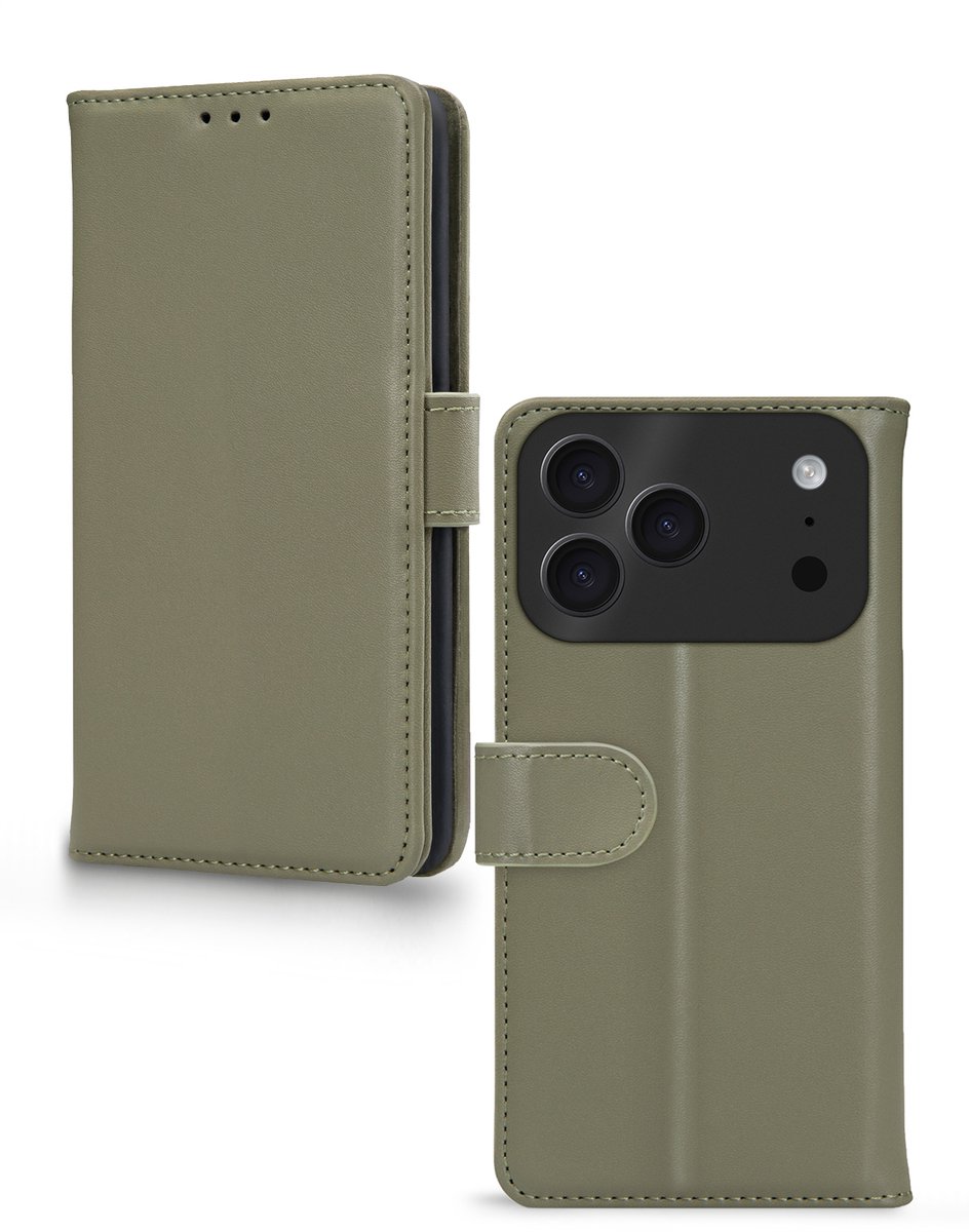 Mobilize Premium Gelly Wallet Book Case - Geschikt voor Apple iPhone 17 Pro Max - Green