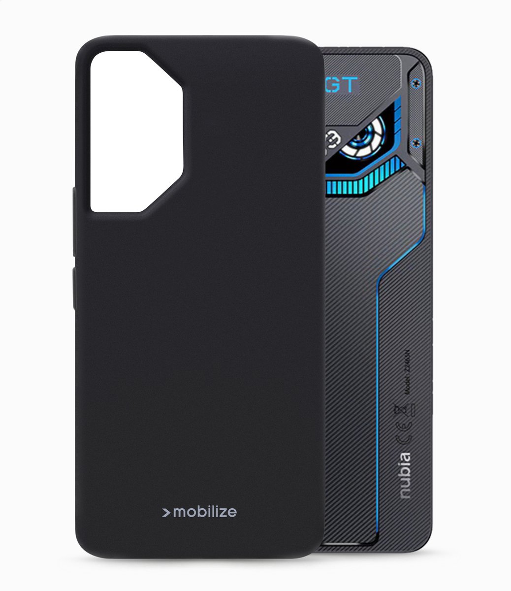Mobilize Hoesje geschikt voor Nubia Neo 3 GT Telefoonhoesje Flexibel TPU | Mobilize Rubber Gelly Backcover | Neo 3 GT Case | Back Cover - Zwart