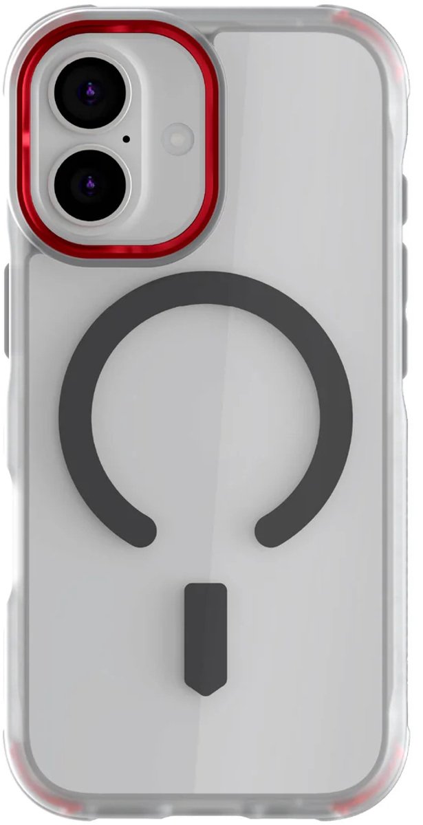 Ghostek Doorzichtig Hoesje geschikt voor Apple iPhone 17 MagSafe Telefoonhoesje Hardcase | Ghostek Covert Backcover Shockproof | Geschikt voor MagSafe | Geschikt voor Draadloos Opladen met Magnetische Ring | Geschikt voor MagSafe Case - Transparant
