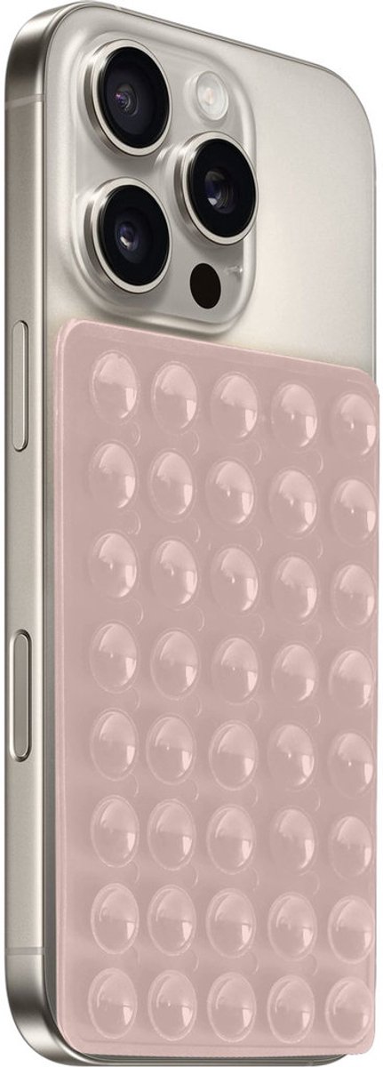 Mobiparts Zuignap Telefoonhouder | Mobiparts Sticky Pad - Beige Universeel