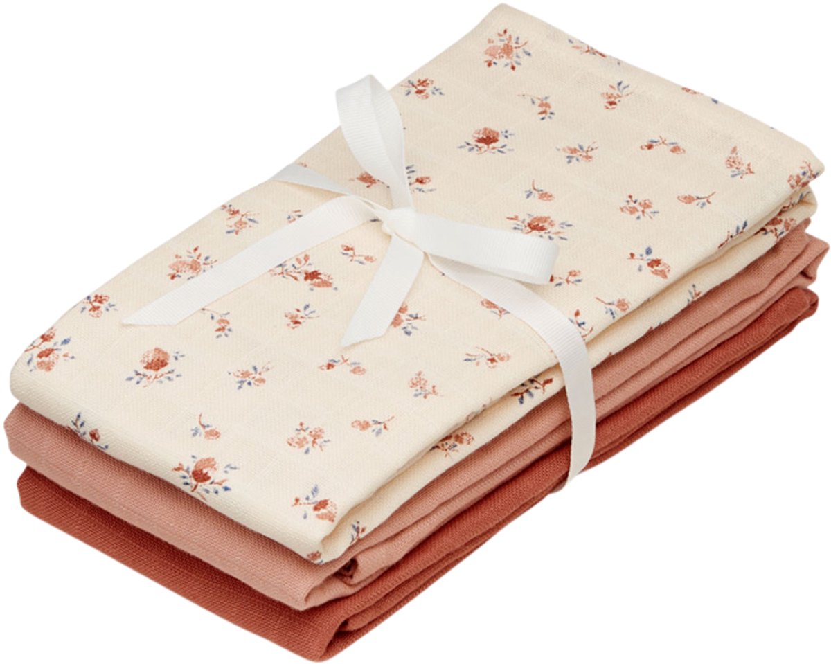 Cam Cam Copenhagen Muslin Berries Doeken Set - 3 Stuks - 70 x 70 cm