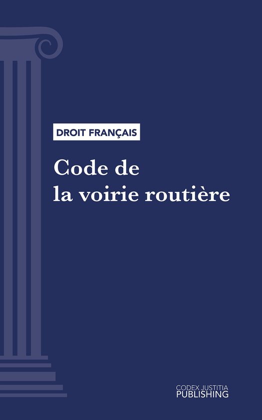 Code de la voirie routière - cover
