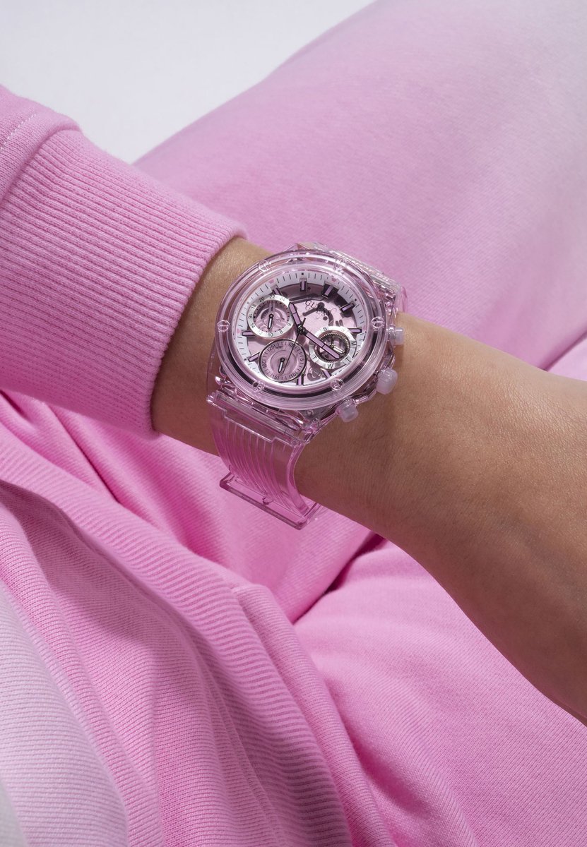 Guess Athena Horloge Transparant