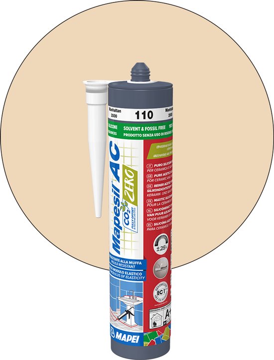 Mapei Mapesil AC 310ml Silikon-Dichtstoff 136 Schlamm Kaufen » Proma Farben