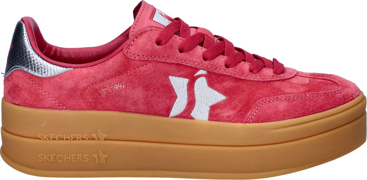 Skechers Academy Hi dames sneaker - Rood - Maat 42