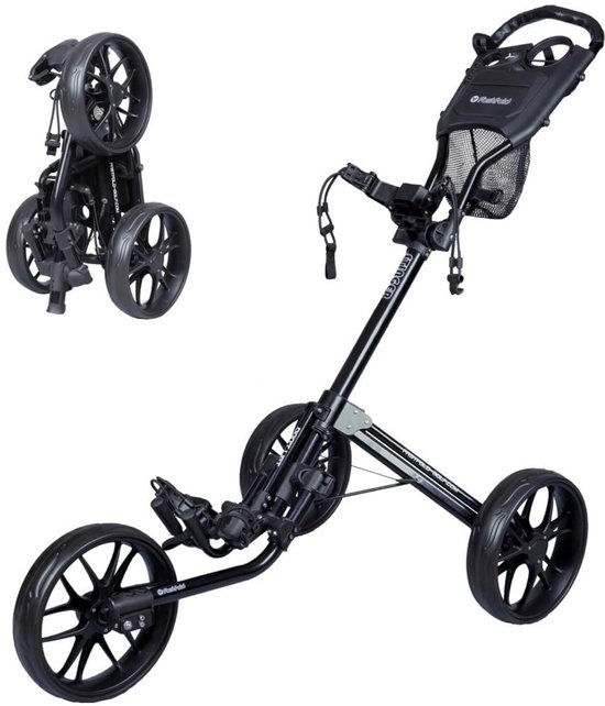 Chariot de golf à 3 roues Fastfold Stinger Zwart