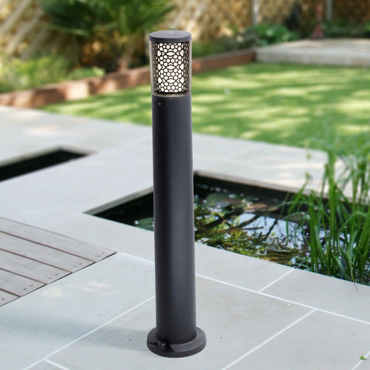 Fumagalli Carlo Deco Sokkel Zwart GU10 3.5W Warmwit