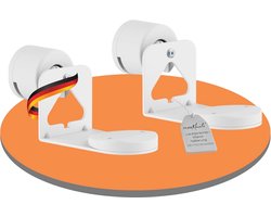 Luidsprekerhouder voor Sonos Era 100 & 300 - Wandmontage met Kabelbeheer - Draaibaar en Kantelbaar - Set van 2