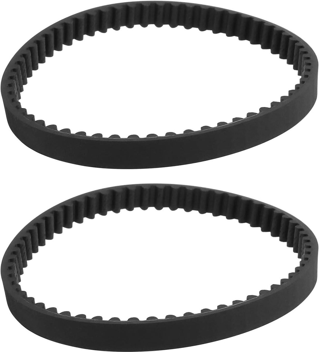 Vervangende Riemen - Borstelriemen - Tapijt Reinigen - Duurzaam Rubber - 2 Stuks - Zwart