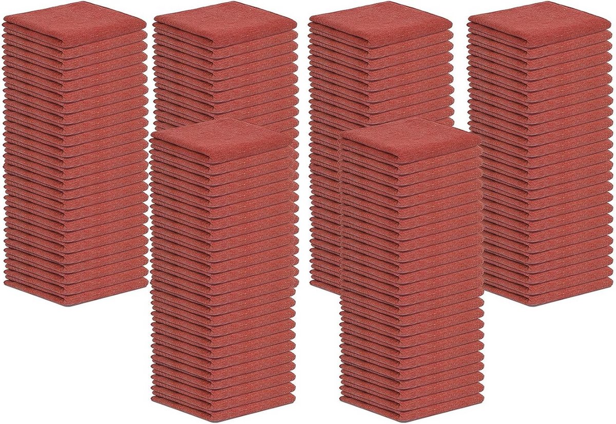 Multifunctionele Absorberende Katoenen Winkelhanddoeken - 35 x 35 cm - Pak van 150 Stuks