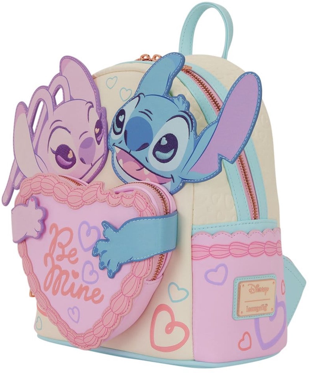 Disney Loungefly Stitch & Angel Mini Backpack Be Mine – foto 2