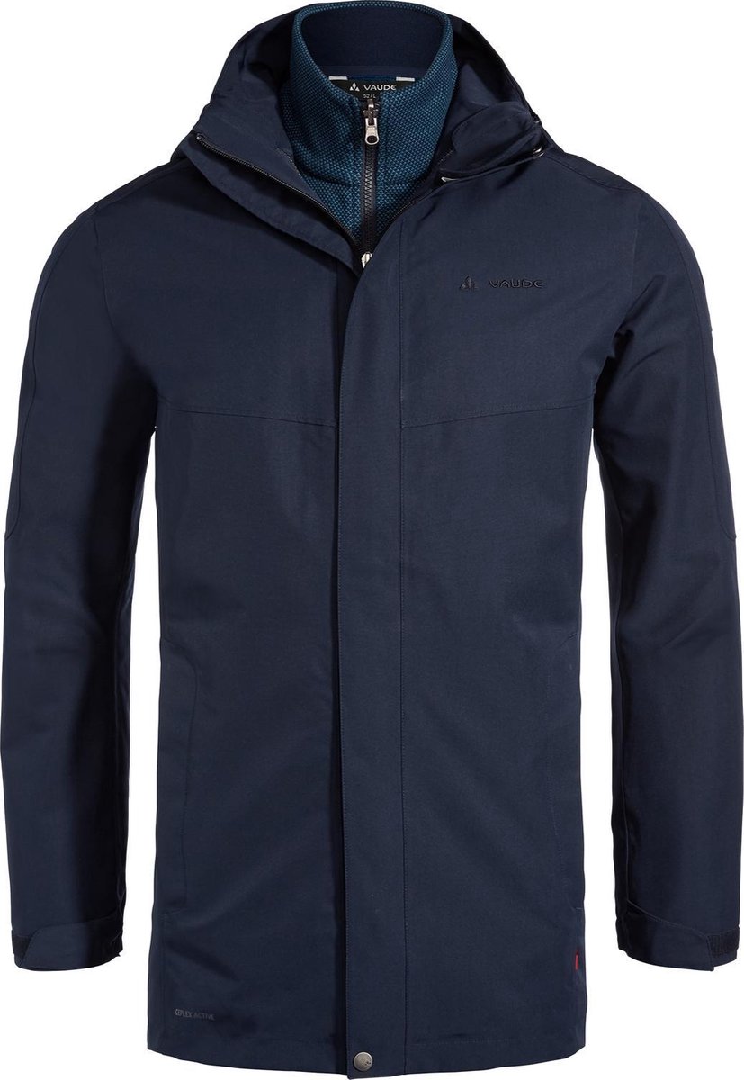VAUDE Idris 3in1 Parka II Outdoorjas Heren Eclipse