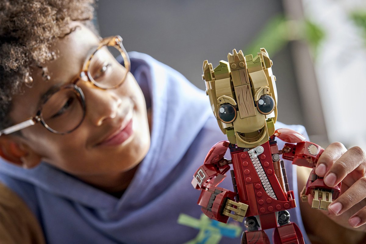 LEGO Marvel Groot in Ravager Jumpsuit - Bouwbaar Superheld Speelgoed voor Kinderen - 76341 – foto 2