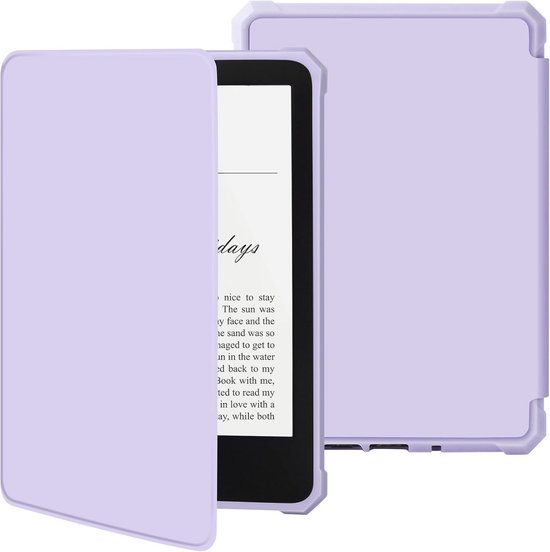 Hoes Voor Kindle Paperwhite 7 Inch – Pearl Purple – PU-leer + TPU – Waterdicht – Automatische Slaap/waak – Magneetsluiting – 140g – Voor Paperwhite En Colorsoft