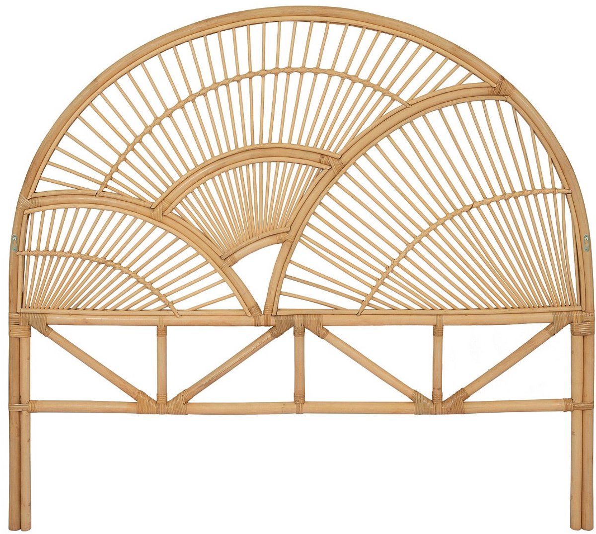 Vente-unique Hoofdeinde van 140 cm - Rotan - Naturel - EFELA Natuurlijk licht