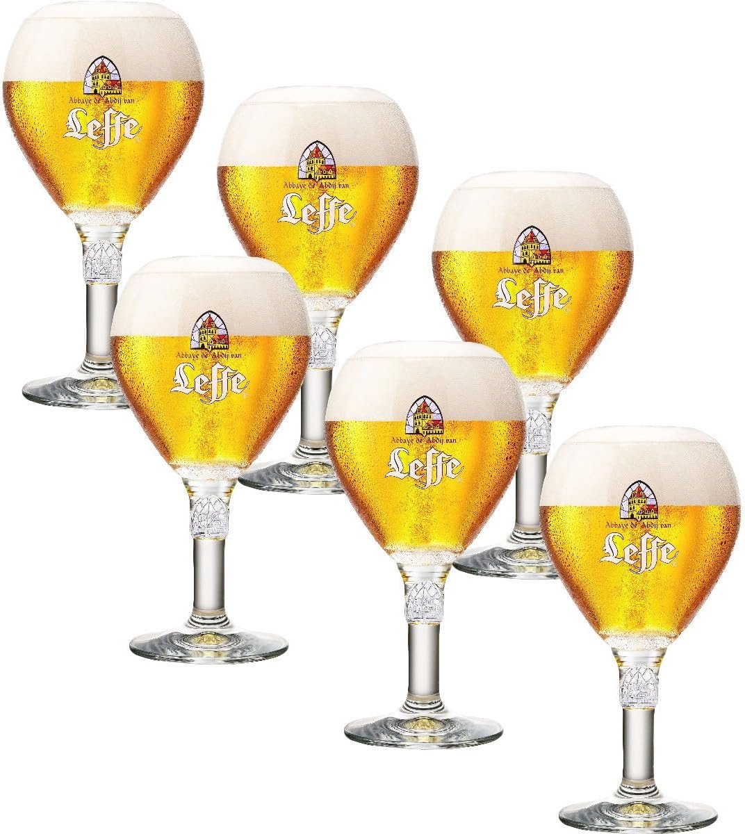Set van 6 Transparante Bierglazen 330 ml