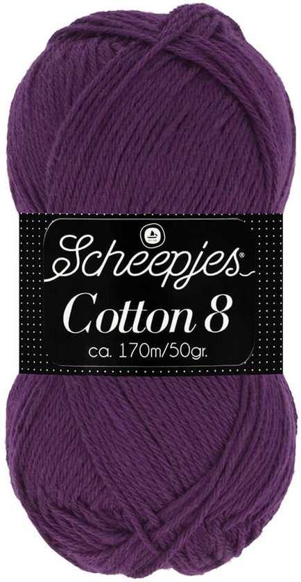 Scheepjes Cotton 8 50g - 721 Paars