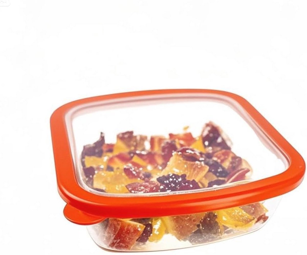 Vierkante glazen ovenschaal met deksel 15,2 x 15,2 cm - Ideaal voor oven en magnetron