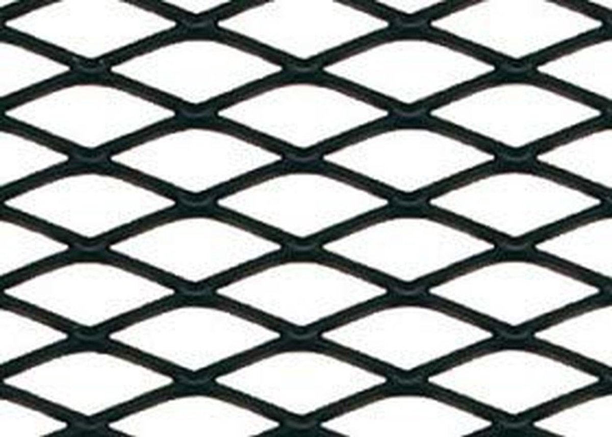 Racing Grill Grid Zwart 120 cm x 20 cm