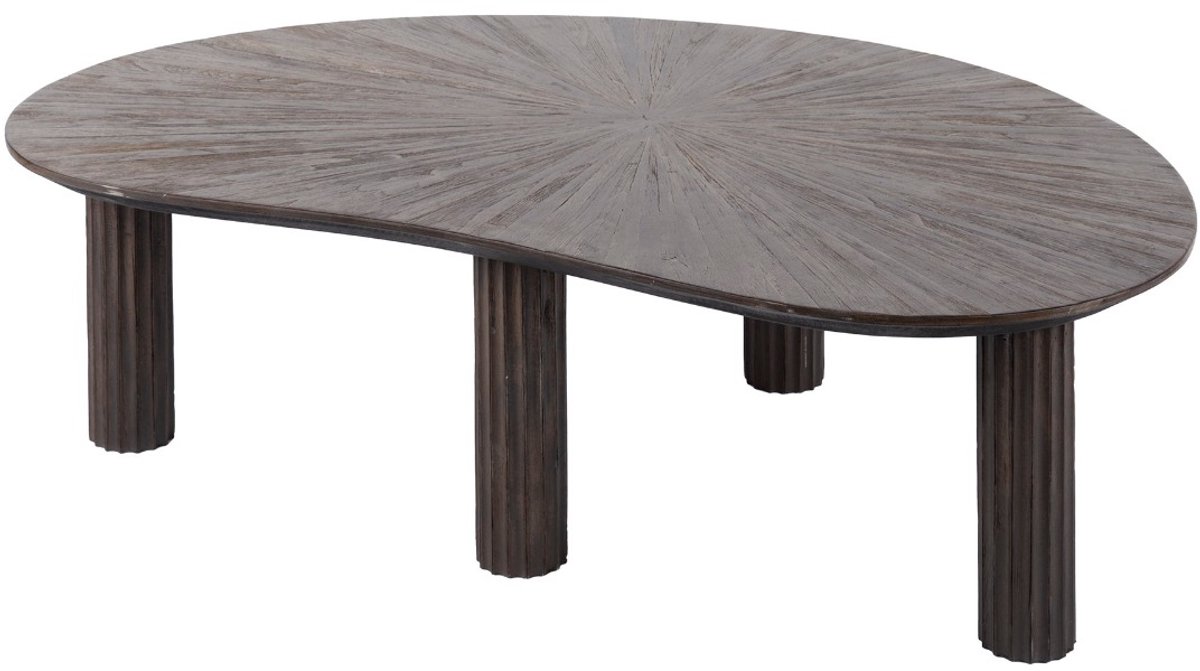 AnLi Style Salontafel Maya Teak niervormig 110 Bruin