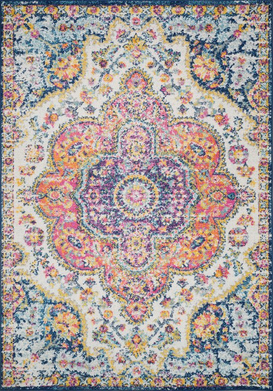 SURYA - JULIA Vintage Oosters Roze Tapijt