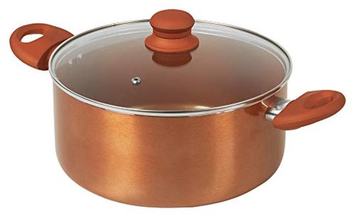 Keramische inductie ovenschotel met glazen deksel - multifunctionele braadpan