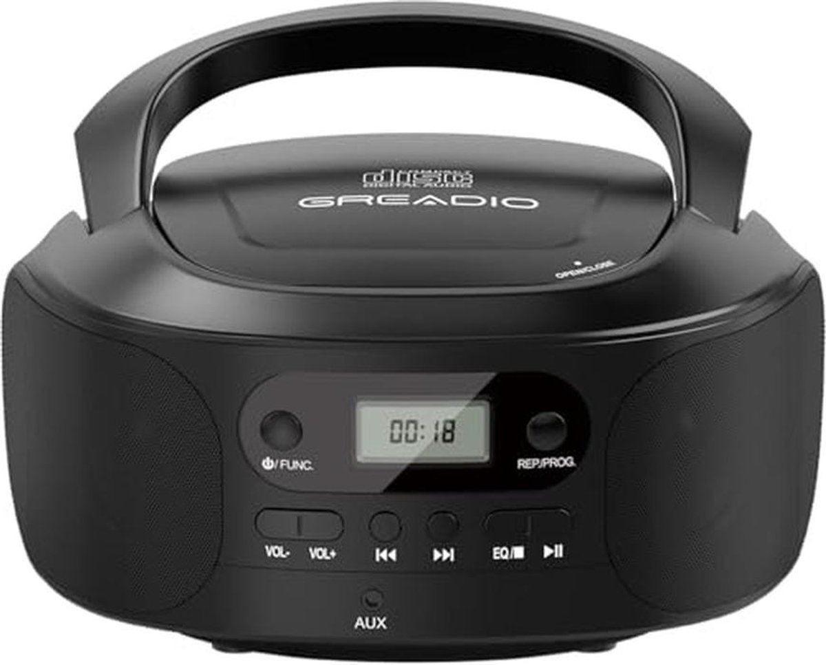 Draagbare CD-speler met AUX-ingang en luidsprekers - Geschikt voor CD, CD-R en CD-RW