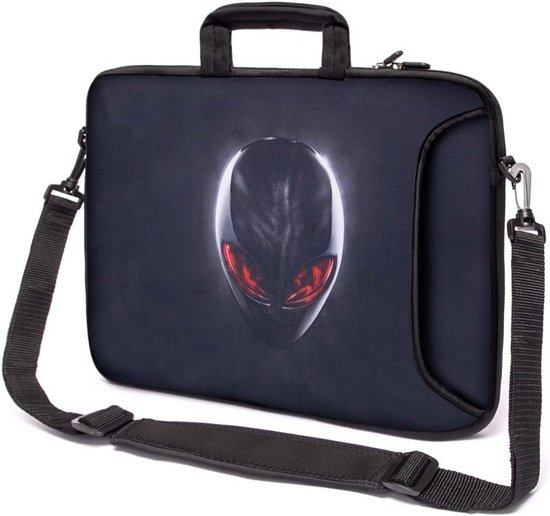 Waterdichte Neopreen Laptop Tas 15-15,6 Inch - Stijlvolle Draagtas met Verstelbare Schouderband