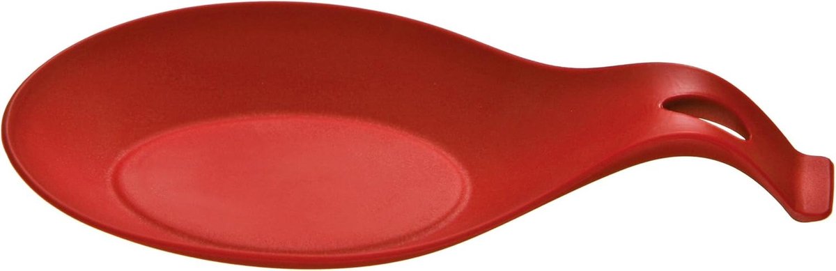 Siliconen Lepel Rest - Rood, Keukenaccessoire H2 x B24 x D14cm