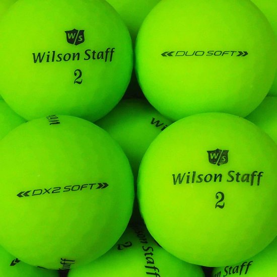24 Golfballen - Premium Selection - Groene Matte Afwerking - Gebruikte Golfballen — afbeelding 2