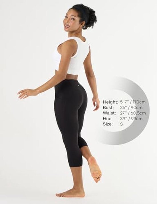 Dames Hoge Taille Sportshorts voor Yoga en Fitness met Zakken — afbeelding 3