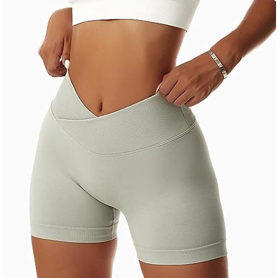 Dames Sportshorts met Hoge Taille voor Yoga, Fitness, en Hardlopen — afbeelding 2