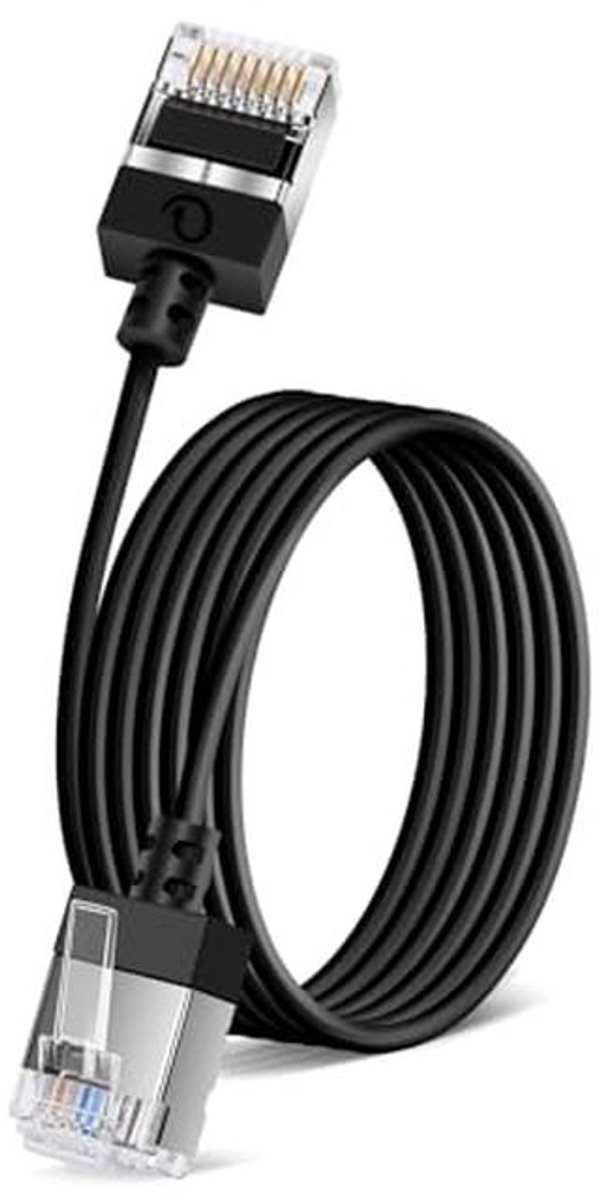 Ultra Dunne Cat 6 Ethernet Kabel 10m - Flexibele RJ45 LAN Kabel voor PC, Router, PS4/5