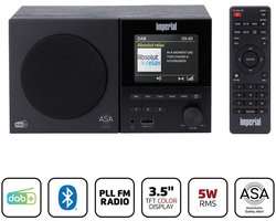 Imperial DABMAN-120BK DAB+/FM Radio - Bluetooth - USB - Zwart