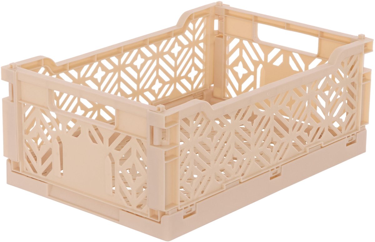 Atmosphera Kids Vouwkrat/Opbergkrat - Stapelbaar - 30x20x12cm - Beige