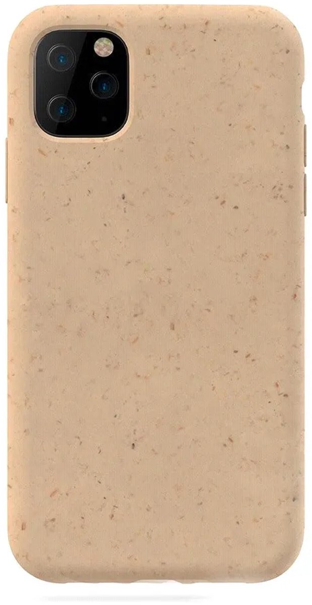 Kmp Biocase Iphone 11 Pro Silicone Telefoonhoesje Beige,Transparant