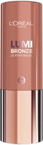 L'Oréal Paris Lumi Bronze Le Stick Soleil Bronzer - Ultra Sensorieel - Opbouwbare intensiteit - 9g