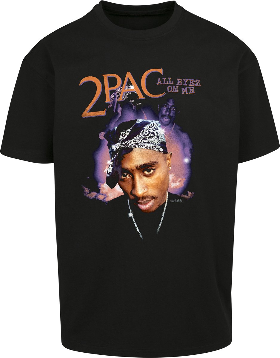 Mister Tee Tupac All Eyez On Me Anniversary Oversize Heren Tshirt XXL Zwart