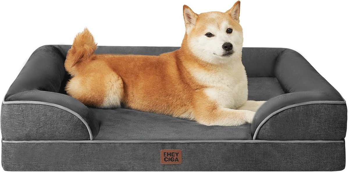 Orthopedisch Hondbed voor Grote en Middelgrote Honden - Wasbaar en Waterdicht met Antislip