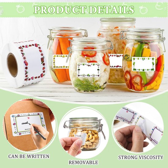 MD Labels 250 bruine kraftpapieren etiketten op rol, 50 x 30 mm, natuurlijke stickers met 40 mm mouw, vintage geschenkstickers voor decoratie en verpakking