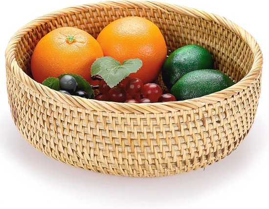 Fruitmand Retro luxe fruitschaal, hoogwaardige keramische messing gedroogde fruitschaal, prachtige handgeschilderde snacks snoep opbergbak (26 * 18 * 8cm
