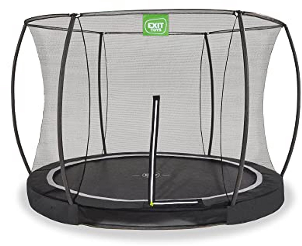 Inground Trampoline Ø305cm - Veiligheidsnet met Ritssluiting - Vorstbestendig - Voor Kinderen